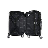 David Bowie by Hardside suitcase, Spinner, Upright Luggage- 24 inch - Check in 24-inch