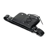 Vicenzo Leather Yvette Leather Waist Pack (Black)