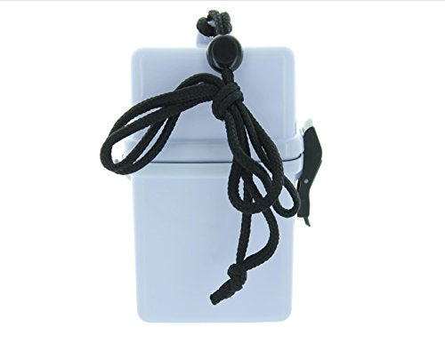 Vas Waterproof Dry Box- Beach, Boat & Pool - Money, Id, Key'S N More (9 Color Choices) (White)