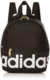 adidas Linear Mini Backpack Black/White/Gold, One Size