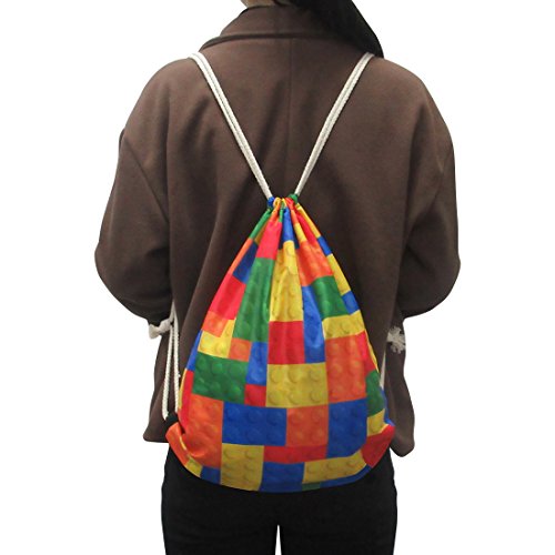 Bigcardesigns Drawstring Backpack Rucksack Shoulder Outdoor Sport Bag Sheeps