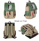 Attack on Titan Backpack Anime Laptop Backpack Travel Bookbag Casual Fashion Students Bookbags for Anime Fans