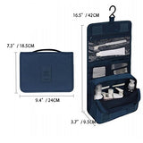 Vigourtrader Women Hanging Cosmetic Bag Traveling Toiletry Bag Makeup Organizer Men Shaving Kit