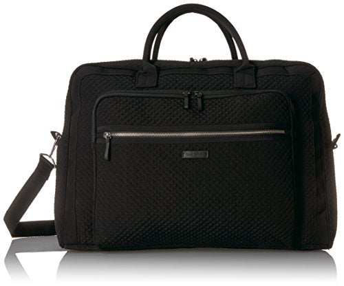 Vera Bradley Women's Iconic Grand Weekender Travel Bag Vera, classic black, One Size