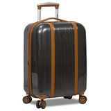 Dejuno Monroe 3-Piece Hardside Spinner Tsa Combination Lock Luggage Set, Black