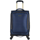 Aimee Kestenberg Women'S 20” Jacquard Python Printed Polyester Expandable 4-Wheel Carry-On Luggage,