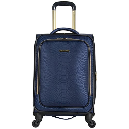 Aimee Kestenberg Women'S 20” Jacquard Python Printed Polyester Expandable 4-Wheel Carry-On Luggage,