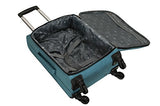 Rockland Gravity 2 Pc Light Weight Luggage Set, Turquoise