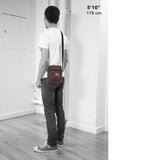 Manhattan Portage Waxed Canvas City Lights Bag, Field Tan