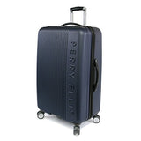 Perry Ellis Forte Hardside Spinner Check In Luggage 29", Navy