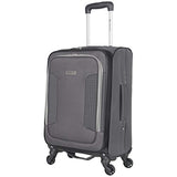 Ben Sherman Houndstooth Hike 20" Lightweight Softside Expandable 4-Wheel Spinner Carry-On Suitcase