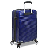 Dejuno Ashford 3-Pc Hardside Spinner Tsa Combination Lock Luggage Set, Navy