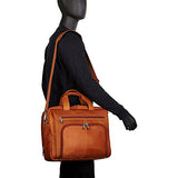 Kenneth Cole Reaction Colombian Leather Laptop Portfolio - Exclusive - Tan (3)