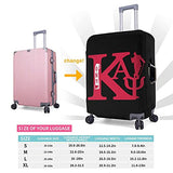 ZHUOBAIL Ka-pp_a A_lp-ha Ps-i 1911 KAP Fraternity Nupes Travel Suitcase Protector Elastic Trunk Protective Case Washable Luggage Cover with Concealed Zipper Suitable 25-28 inch