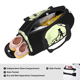 Anime Sai-lor Mo-on Sports Gym Bag with Wet Pocket & Shoes Compartment, Travel Duffel Bag Workout Bag for Men and Women