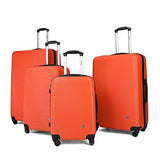 Inusa Royal Lightweight Hardside Spinner 4 Piece Set 20", 24'', 28", 32" Orange