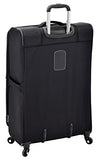 London Fog Knightsbridge 20" Expandable Spinner Carry-On, Black