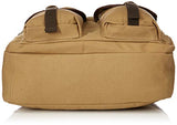 Tommy Bahama Canvas Messenger Bag - Satchel Shoulder Bag for Men Large Bookbag with Padded Laptop Pocket, Tan