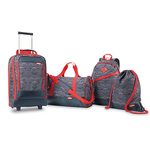 American Tourister Kids' 4 Pc (CS/BK/DUF/19UP), Mickey 4 Piece Set