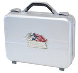 T.Z. Case International Executive Attache Style Pistol Case, Silver, 14.25-Inch