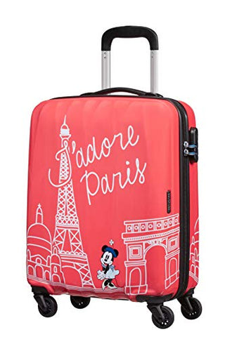 American Tourister Disney Legends - Spinner Small Alfatwist Hand Luggage, 55 cm, 36 liters, Pink (Minnie Paris)