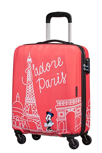 American Tourister Disney Legends - Spinner Small Alfatwist Hand Luggage, 55 cm, 36 liters, Pink (Minnie Paris)