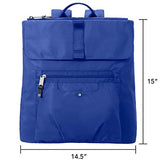 Baggallini Skedaddle Laptop Backpack, Cobalt