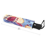 Rain Umbrella Automatic Windproof Foldable Umbrella Ethnic Cat