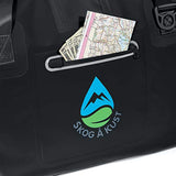 Skog Å Kust DuffelSak Waterproof Duffel Bag | 60L Black