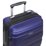 Dejuno Emerson 3-Piece Hardside Expandable Spinner Luggage Set, Navy