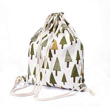 33 x 40Cm Girls Shoulder Bags Women Canvas/Cotton Backpack Bag Shoe Travel Pouch Portable