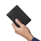 AmazonBasics Leather RFID Blocking Passport Wallet, Black