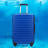 Hardshell Luggage Sets 3 PCS Spinner Suitcase with Tsa Lock Lightweight Blue