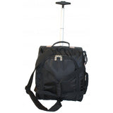 BoardingBlue Rolling Personal Item for Alaska, Delta,Virgin Australian, Sun Country (Black)