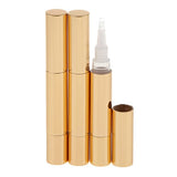 Baoblaze Pack of 3 Pieces 5ml Empty Twist Pen with Brush Travel Portable Eyelash Lip Gloss Tube