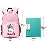 mommore Cute Unicorn Kids Backpack Preschool Toddler Backpack for 3-7 Years Old Boys/Girls, Pink