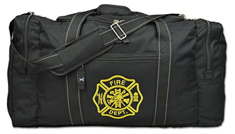 Lightning X Value Firefighter Turnout Gear Bag w/Maltese Cross - Black