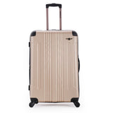 Rockland Hard 24" Spinner Luggage, Champagne