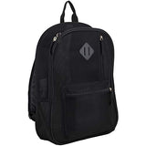 Eastsport Active Semi Transparent Soft Comfortable Mesh Backpack, Black