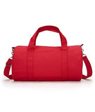 Ultraclub Grant Cotton Canvas Shoulder Straps Duffel Bag, Red, One