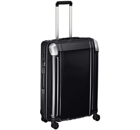 Zero Halliburton Geo Polycarbonate 26 Inch 4 Wheel Spinner Travel Case, Black, One Size