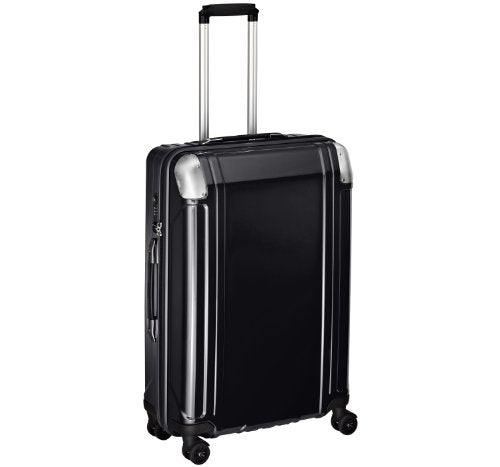 Zero Halliburton Geo Polycarbonate 26 Inch 4 Wheel Spinner Travel Case, Black, One Size