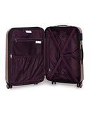 it Girl 21.5" Sparkle 8 Wheel Hardside Expandable Spinner with TSA Lock, Black