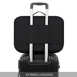Gonex Travel Duffel Bag, Portable Carry on Luggage Personal Item Bag for Airlines, Water& Tear-Resistant 20L Black