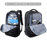 KOPACK Business Laptop Backpack Side Load Computer Travel Backpack Usb Port Water Resistant 15.6