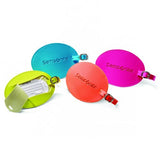 Samsonite Large Vinyl ID Tag Pagoda Blue