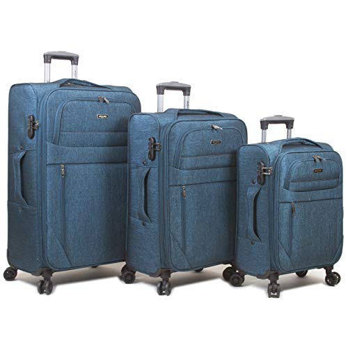 Shop Dejuno Aurora Lightweight Denim 3-Piece – Luggage Factory