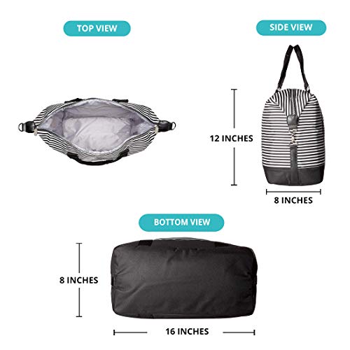 Travel Weekender Overnight Carry-on Shoulder Duffel Tote Bag (8