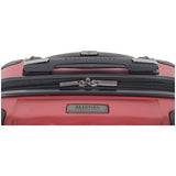 Kenneth Cole Reaction Wave Rush 28" Lightweight Hardside PET 8-Wheel Spinner Expandable Checked Suitcase, Warm Red