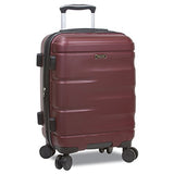Dejuno Emerson 3-Piece Hardside Expandable Spinner Luggage Set, Burgundy